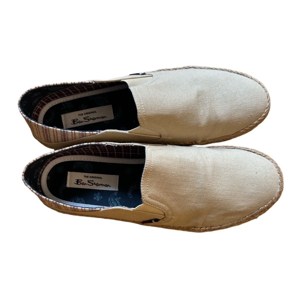 BEN SHERMAN Men’s Canvas Casual Loafers